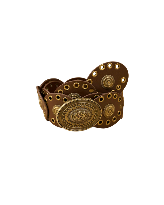 Ceinture à boucle ronde