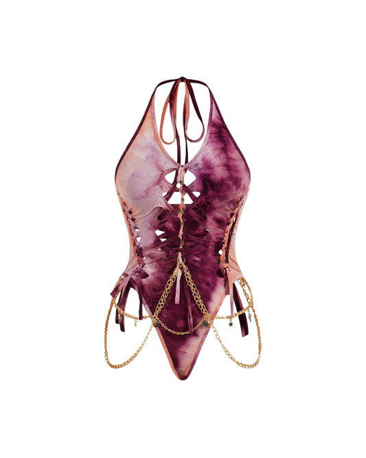 Corps en chaîne tie-dye