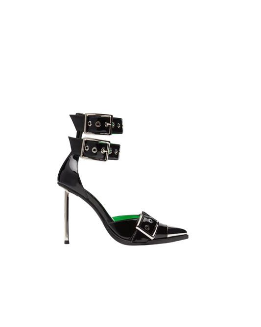 Stiletto Buckle Heels