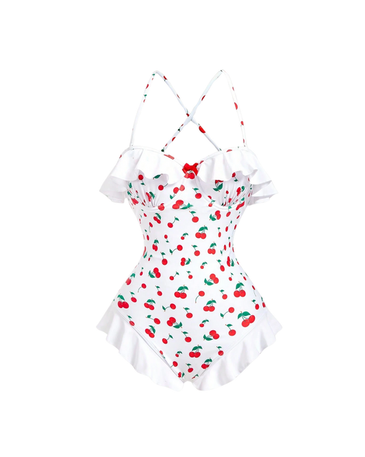 Cherry One-Piece Swimsuit