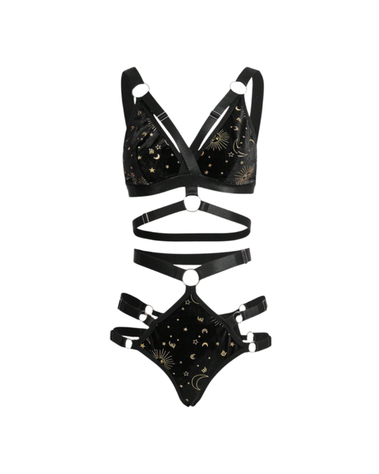 Ensemble de lingerie céleste