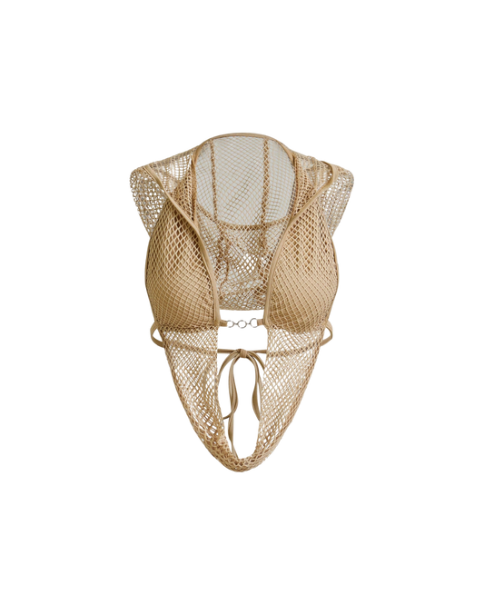 Fishnet Halter Top