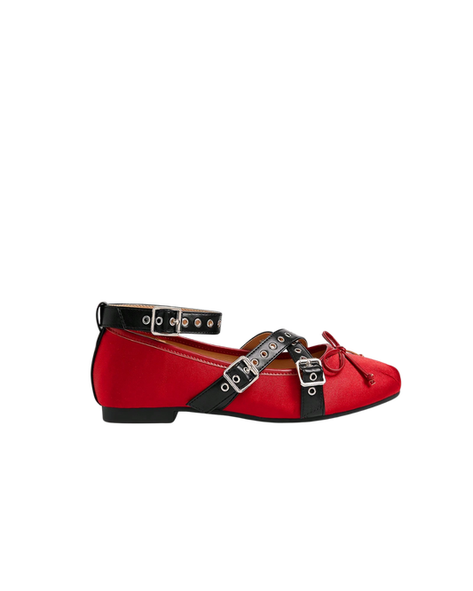 Balletcore Strappy Flats