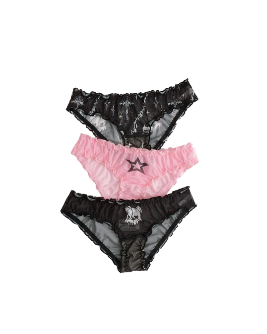 Ensemble de culottes à motif tête de mort