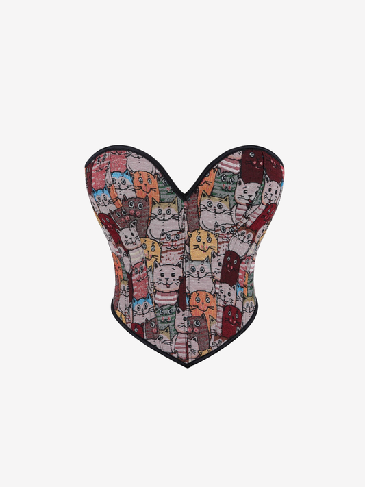 Corset à lacets pour chat