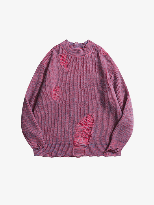 Pull style déchiré