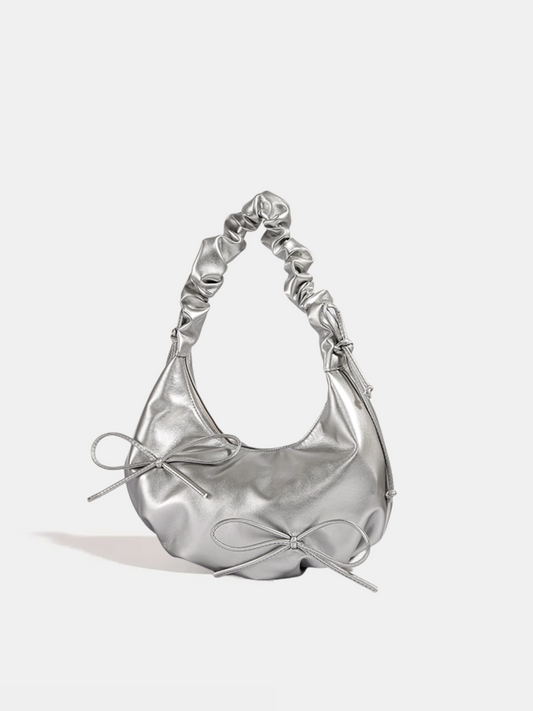 Silver Bow Bag