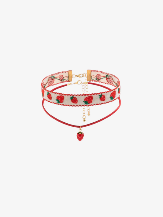Tour de cou fraise