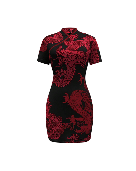 Robe de dragon rouge