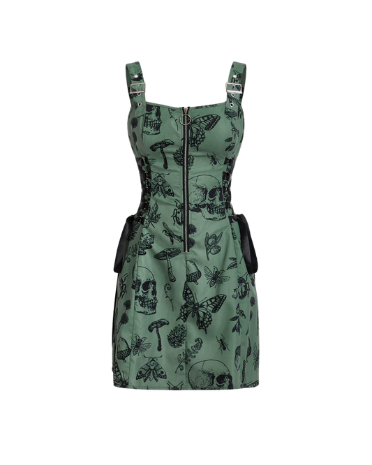 Robe à imprimé tête de mort