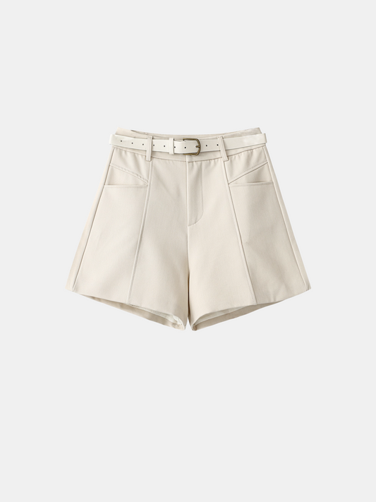 High-Waist Tailored Shorts