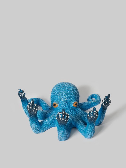 Figurine de pieuvre ennuyée