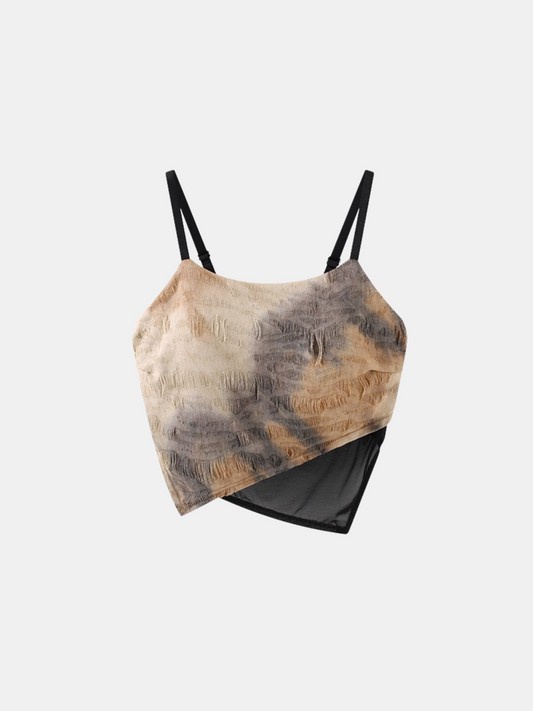 Crop top asymétrique