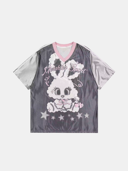 T-shirt surdimensionné lapin