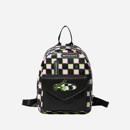 Sac à dos à carreaux Beetlejuice