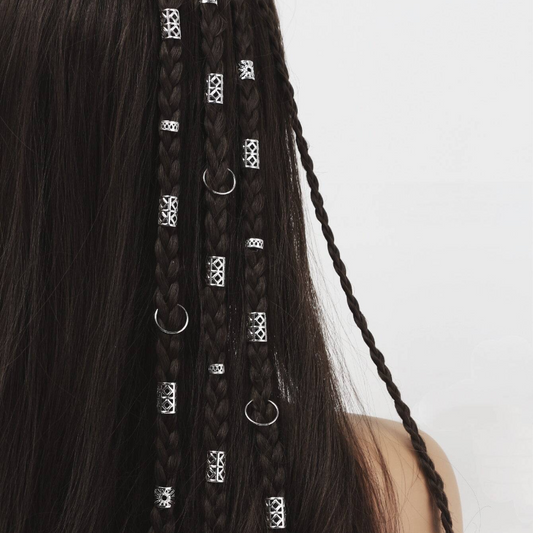 40 anneaux à cheveux