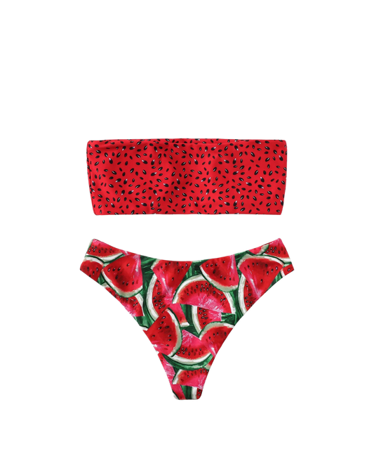 Watermelon Bandeau Bikini