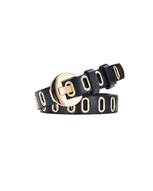 Ceinture à boucle cloutée