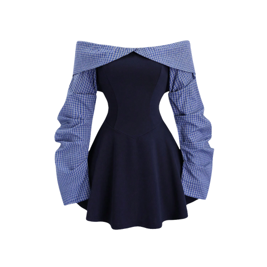 Mini-robe de style universitaire