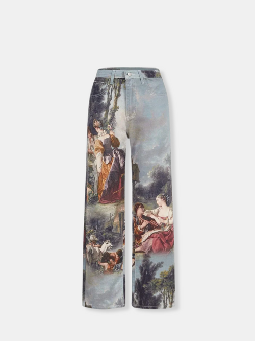 Jean large artistique