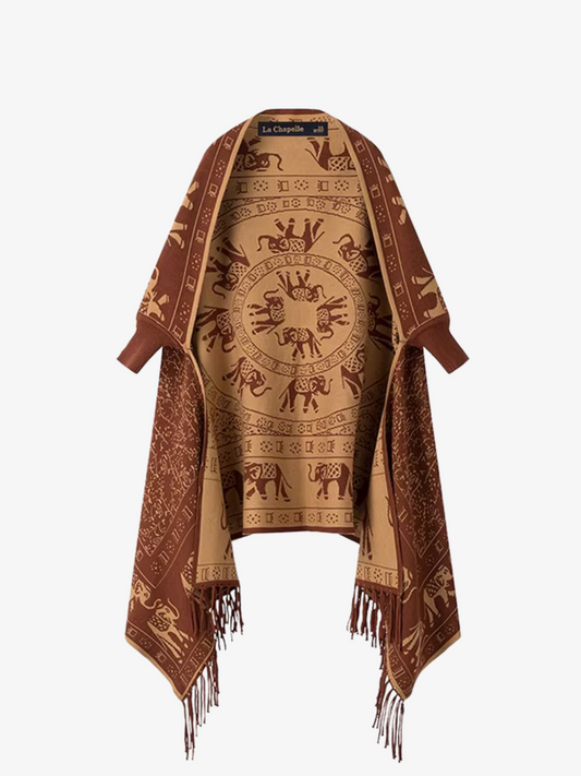 Ethnic Fringe Shawl