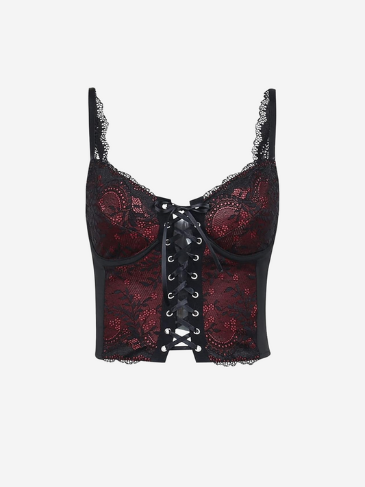 Haut bustier à bords séduisants