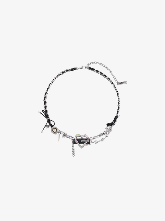 Collier en cuir Love