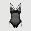 Bold Mesh & Leather Bodysuit