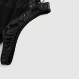 Bold Mesh & Leather Bodysuit