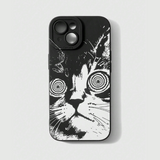 Hypnotic Cat iPhone Case