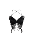 Haut à lacets avec ailes de papillon
