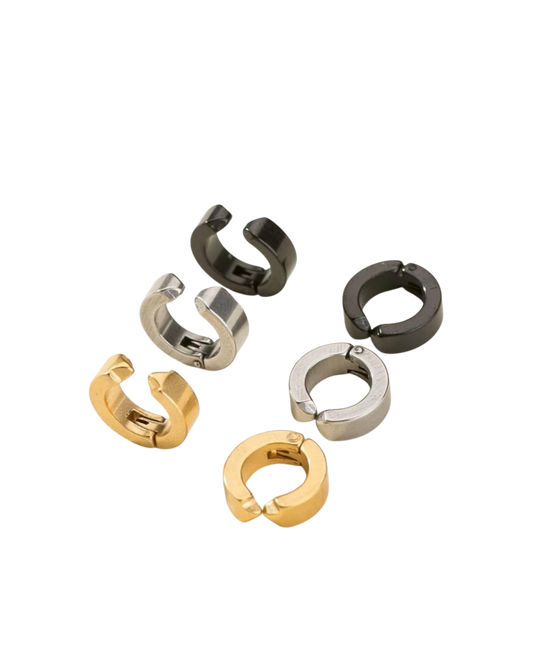 Boucles d'oreilles créoles fausses