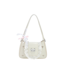 Lace Heart Bow Bag