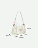 Lace Heart Bow Bag