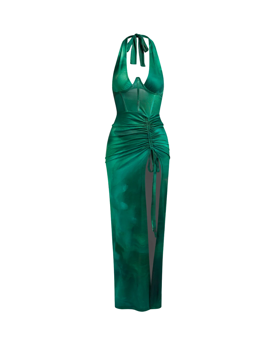 Emerald Backless Dress