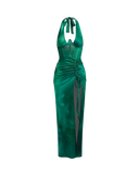 Emerald Backless Dress