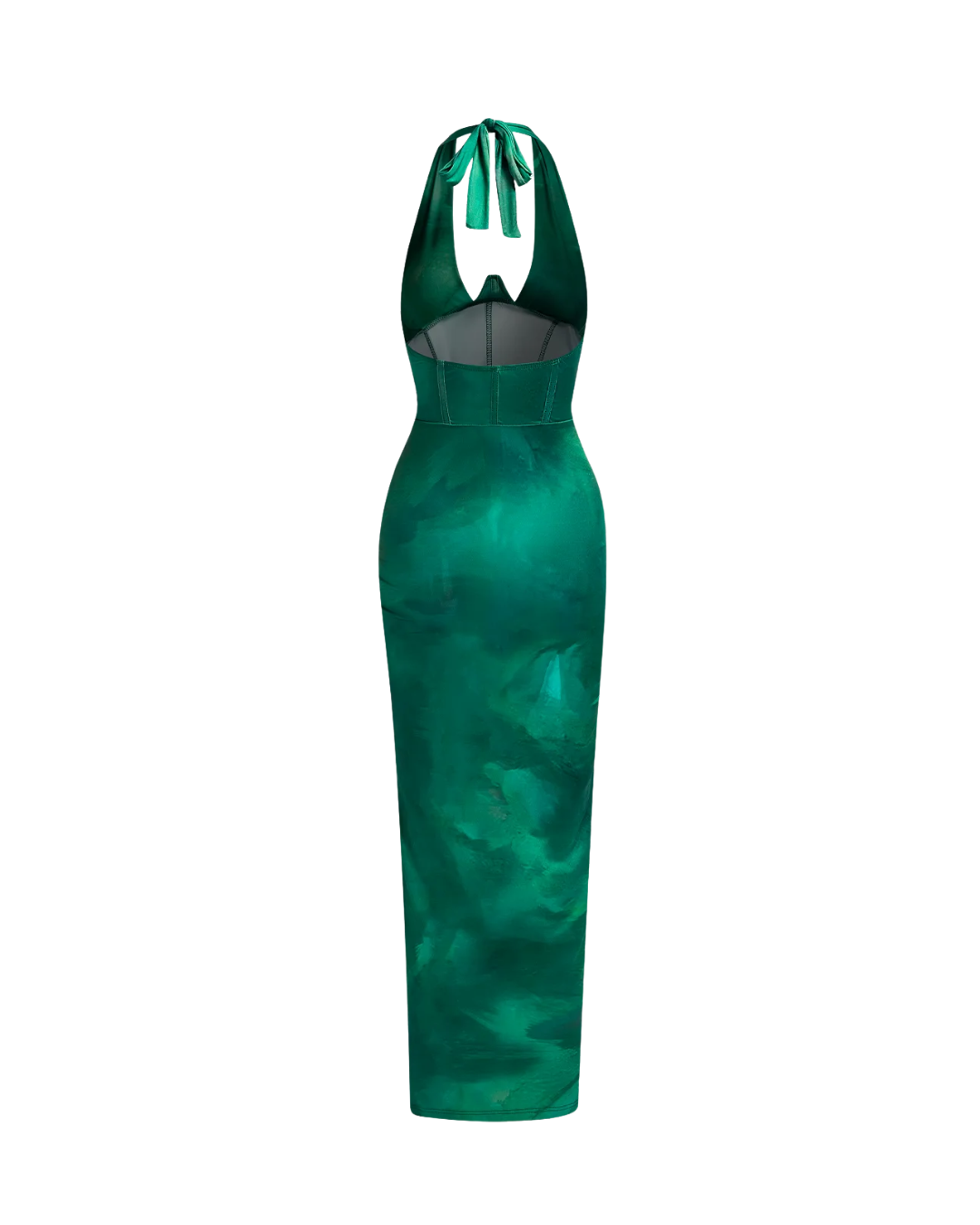 Emerald Backless Dress