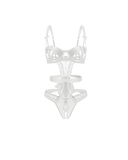 Hollow-Out Lingerie Set
