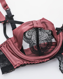 Hollow-Out Lingerie Set