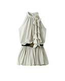 Goddess Belted Dress