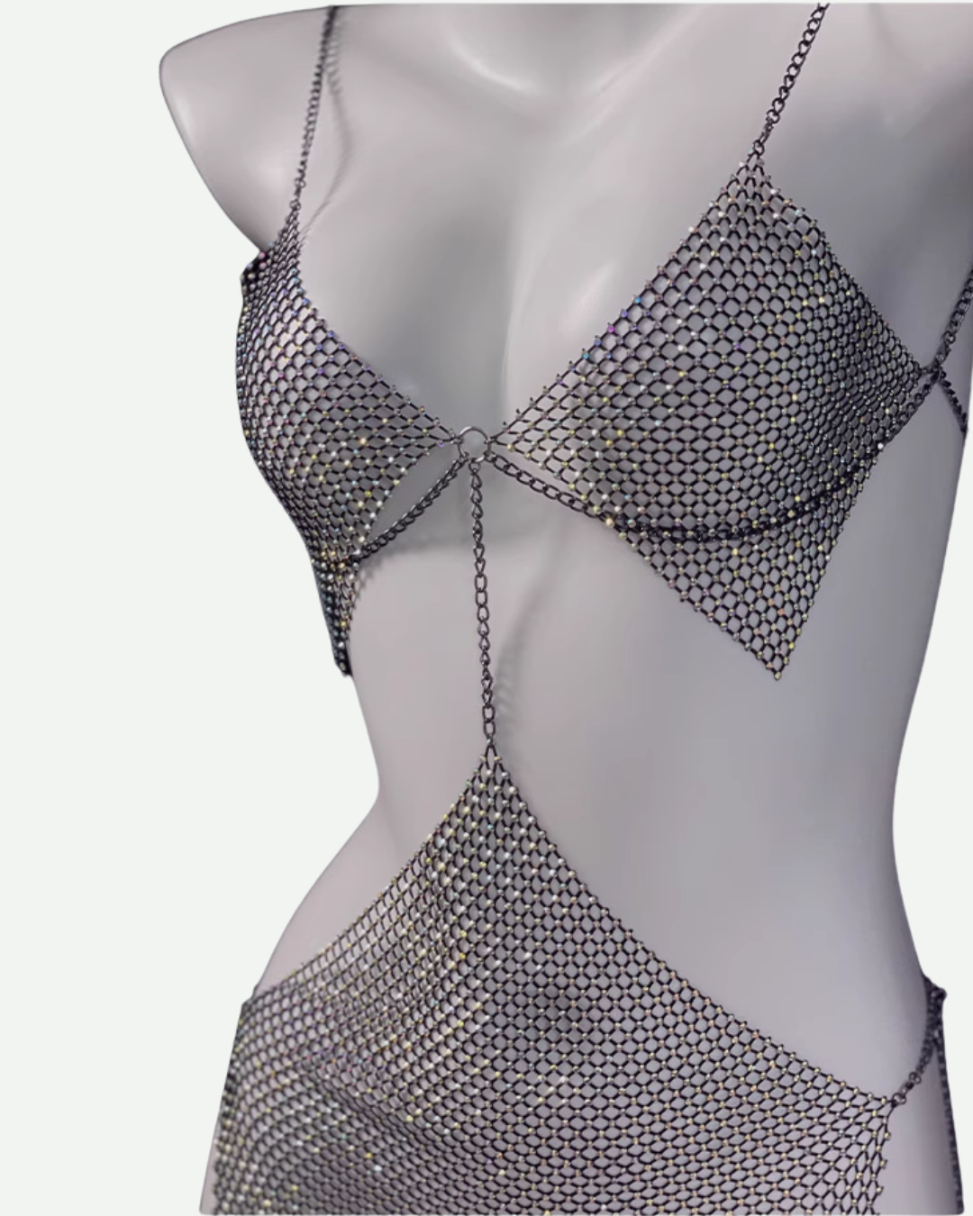 Crystal Mesh Dress