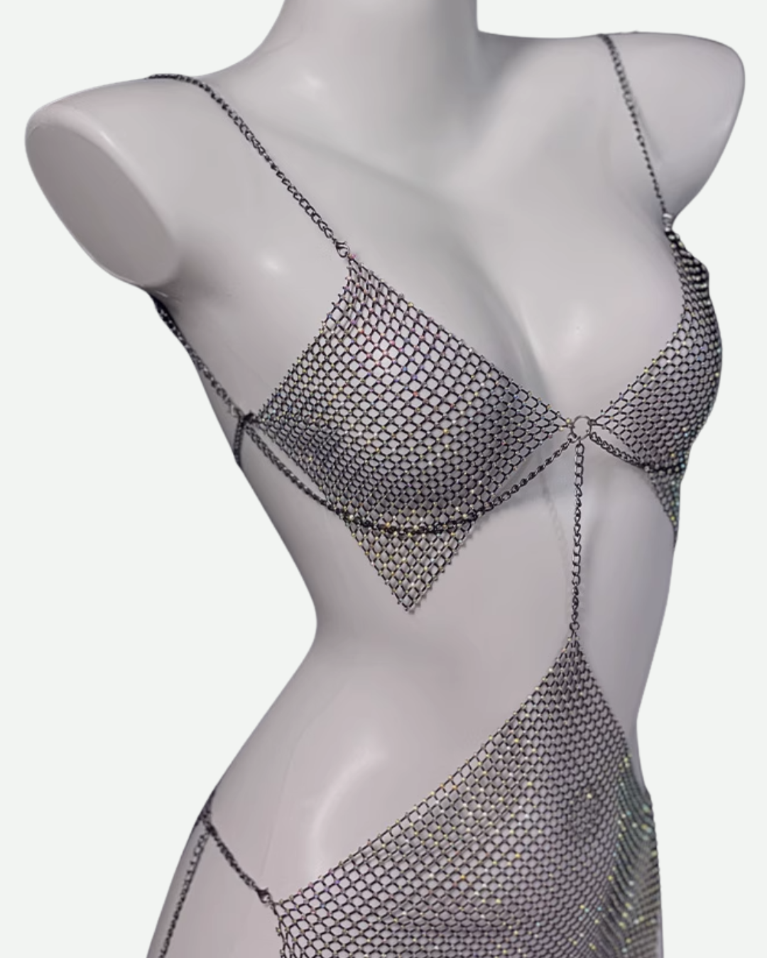Crystal Mesh Dress