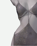 Crystal Mesh Dress