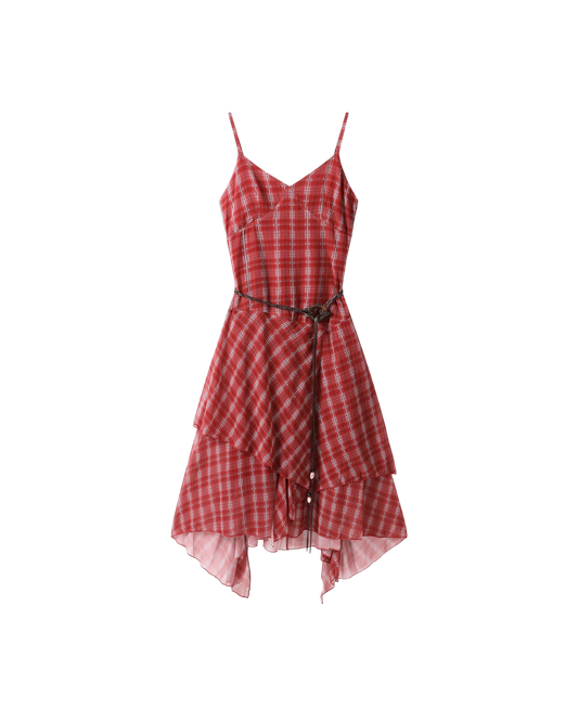 Cowgirl Red Check Dress
