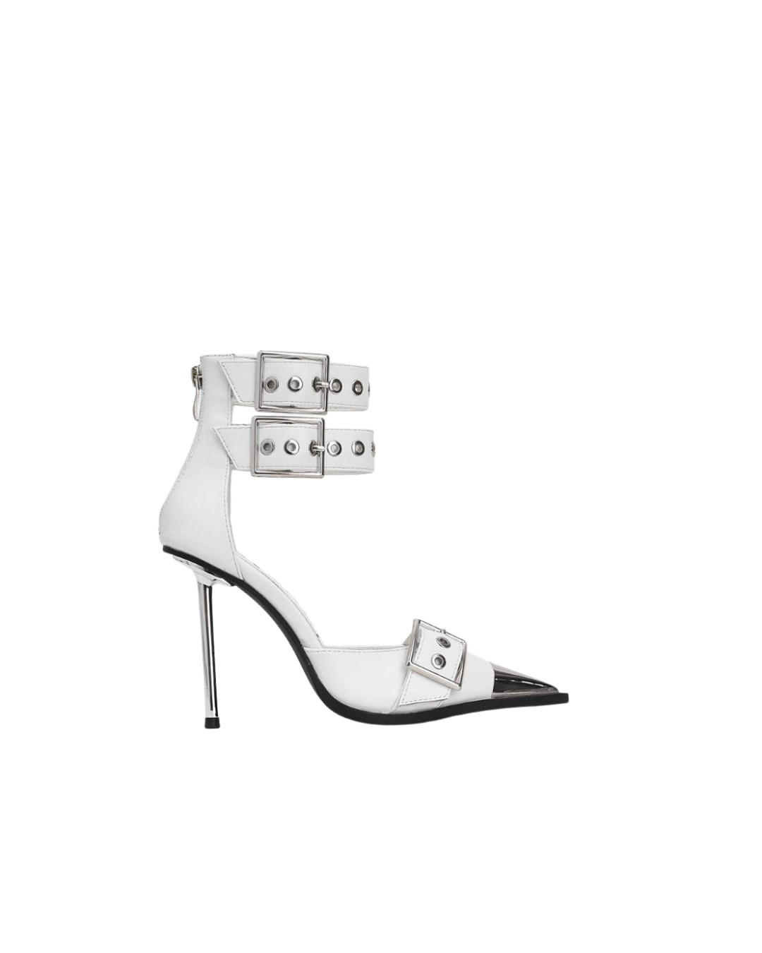 Stiletto Buckle Heels