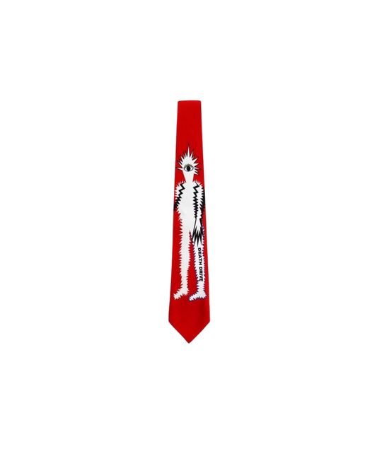 Death Drive Graphic Necktie