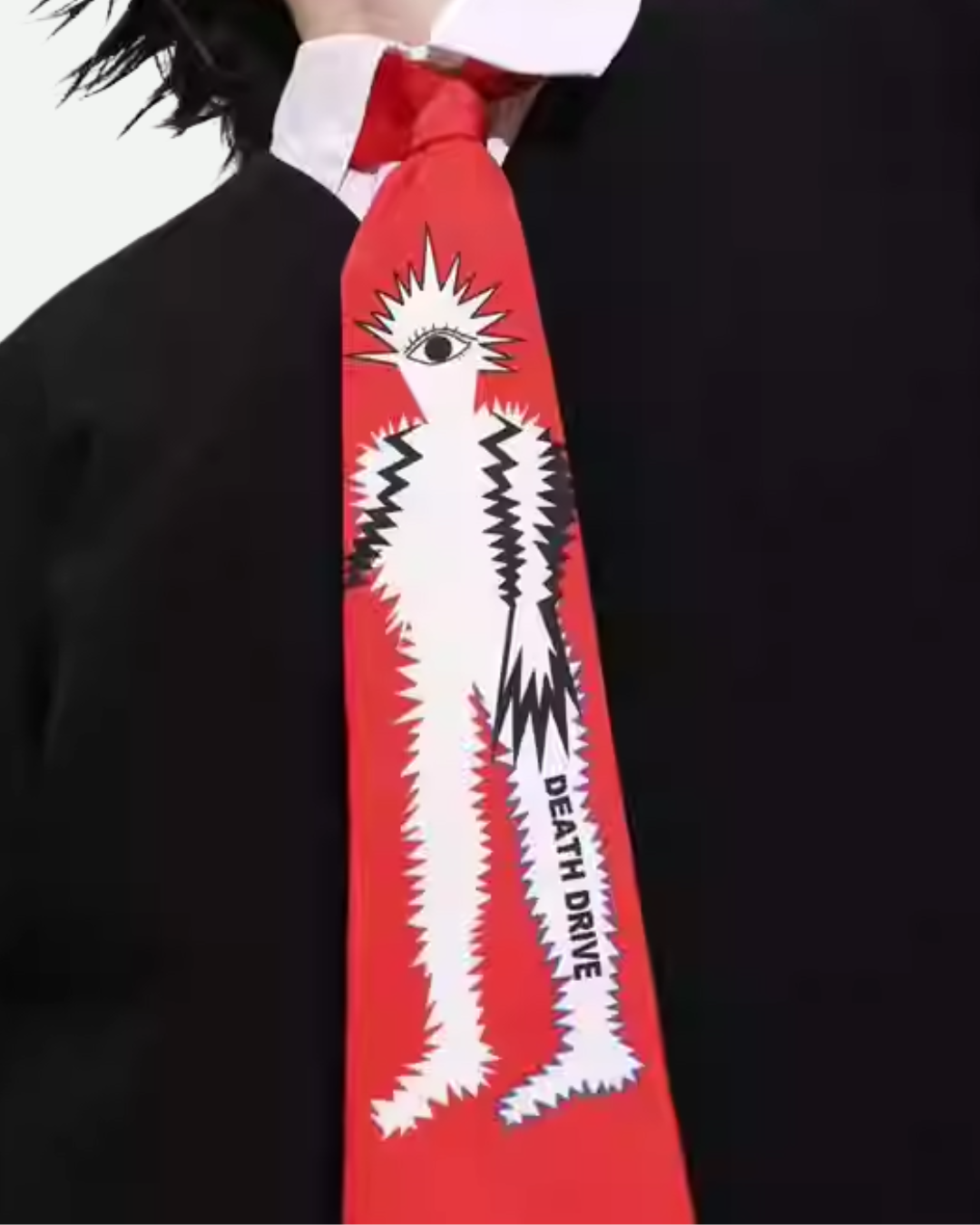 Death Drive Graphic Necktie