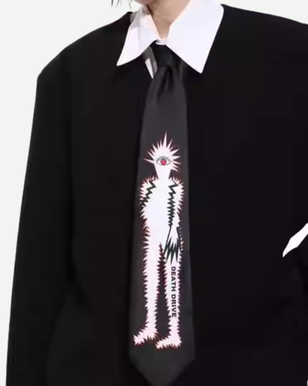 Death Drive Graphic Necktie