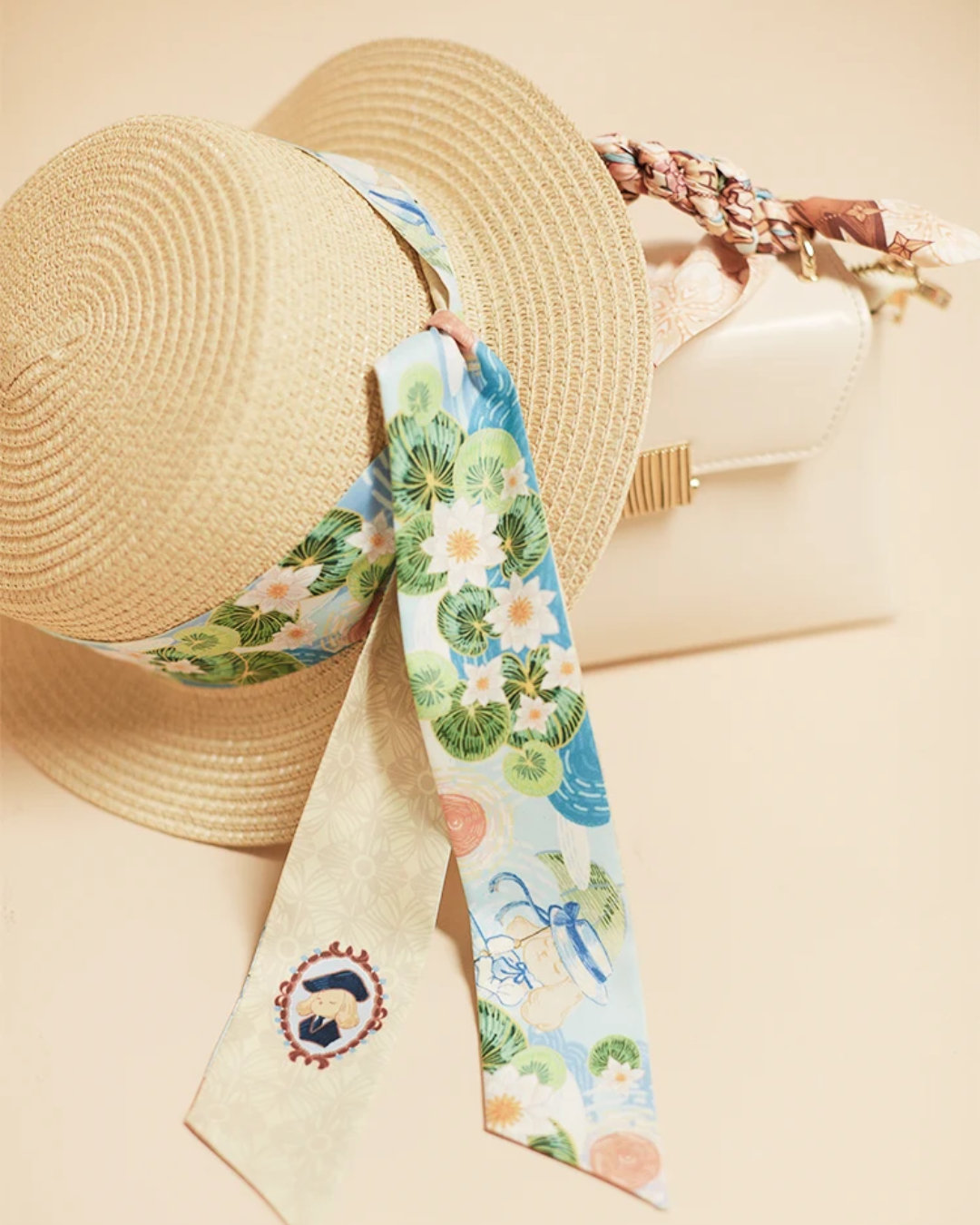 Bunny & Floral Twilly Scarf