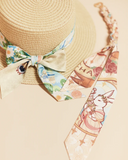 Bunny & Floral Twilly Scarf
